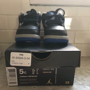Gently Worn Air Jordan 4 Retro BT Infant